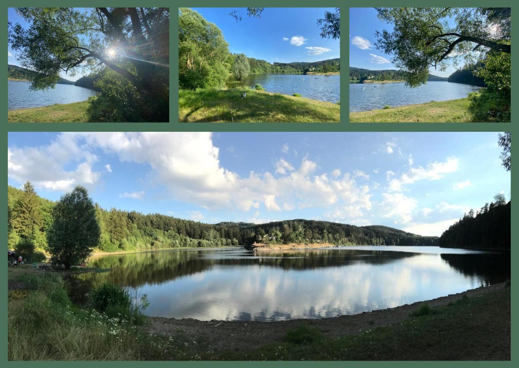 Pension Und Ferienwohnung Am Teich Шлайц Екстериор снимка